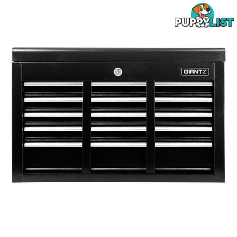 9 Drawers Tool Box Chest Black