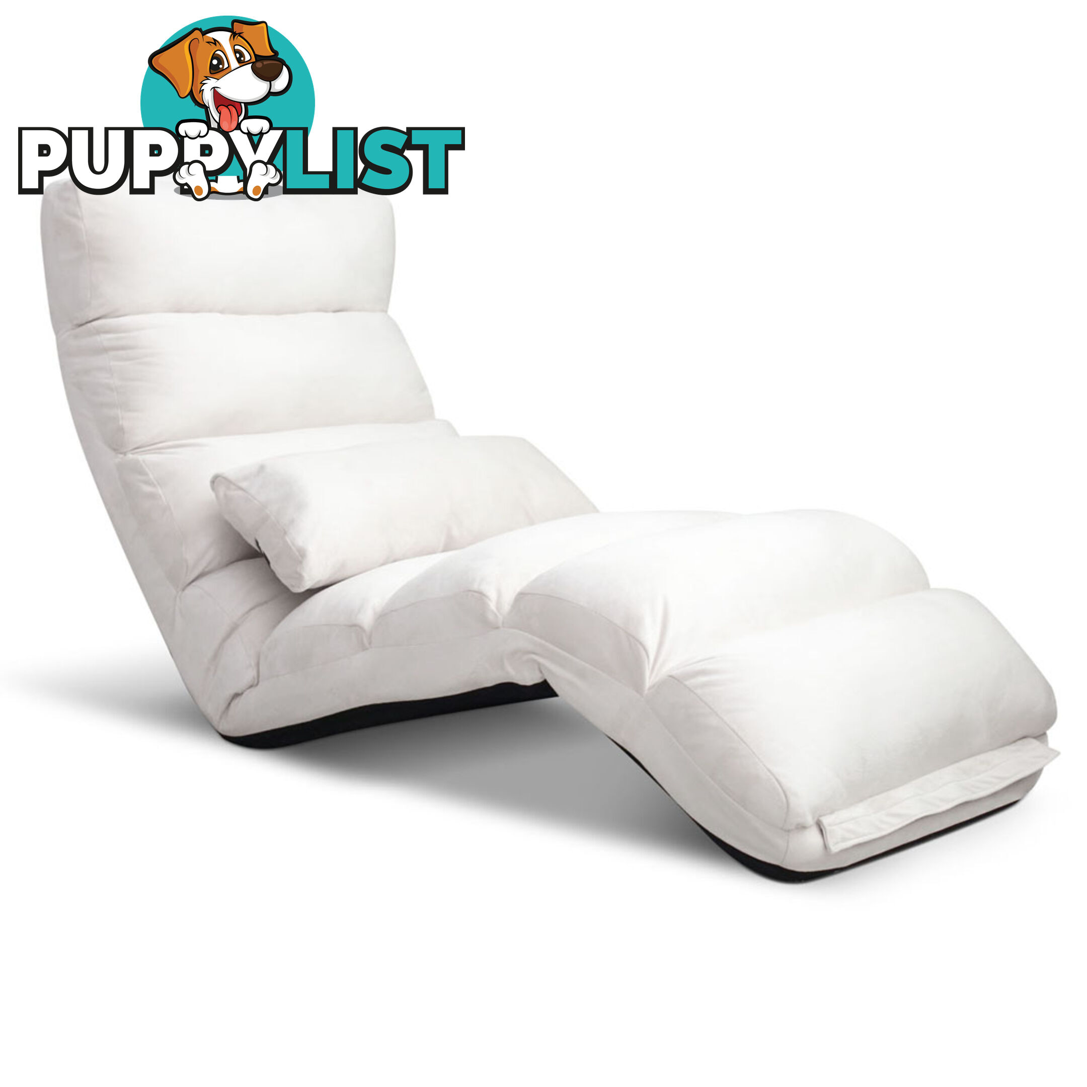 Lounge Sofa Chair - 75 Adjustable Angles _ Ivory