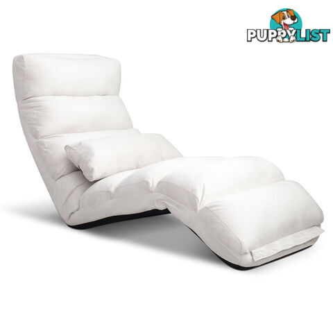 Lounge Sofa Chair - 75 Adjustable Angles _ Ivory