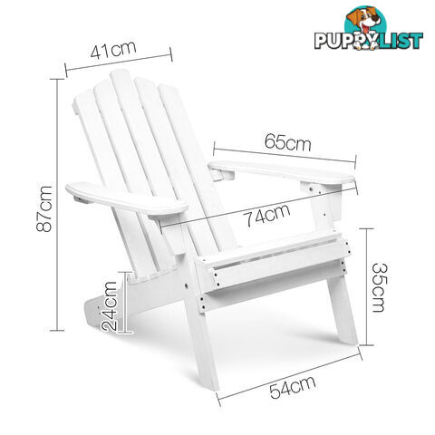 Adirondack Chairs & Side Table  3 Piece Set