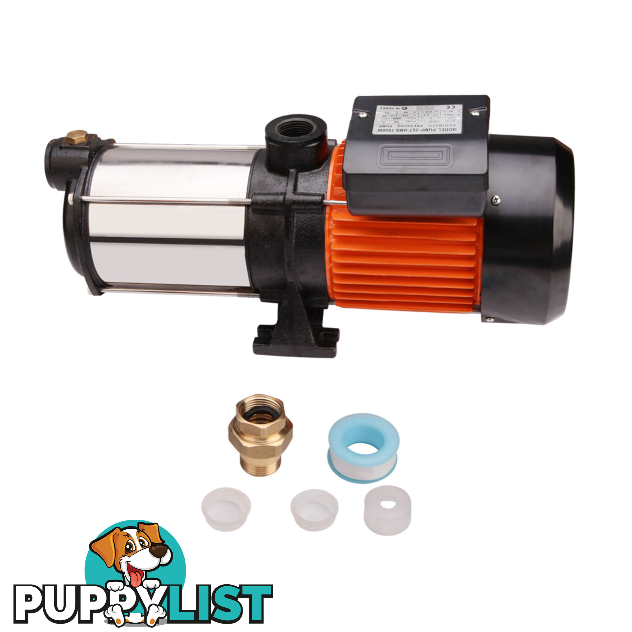 5 Stages Stainless Steel Pressure Pump 1800W 12600L/H