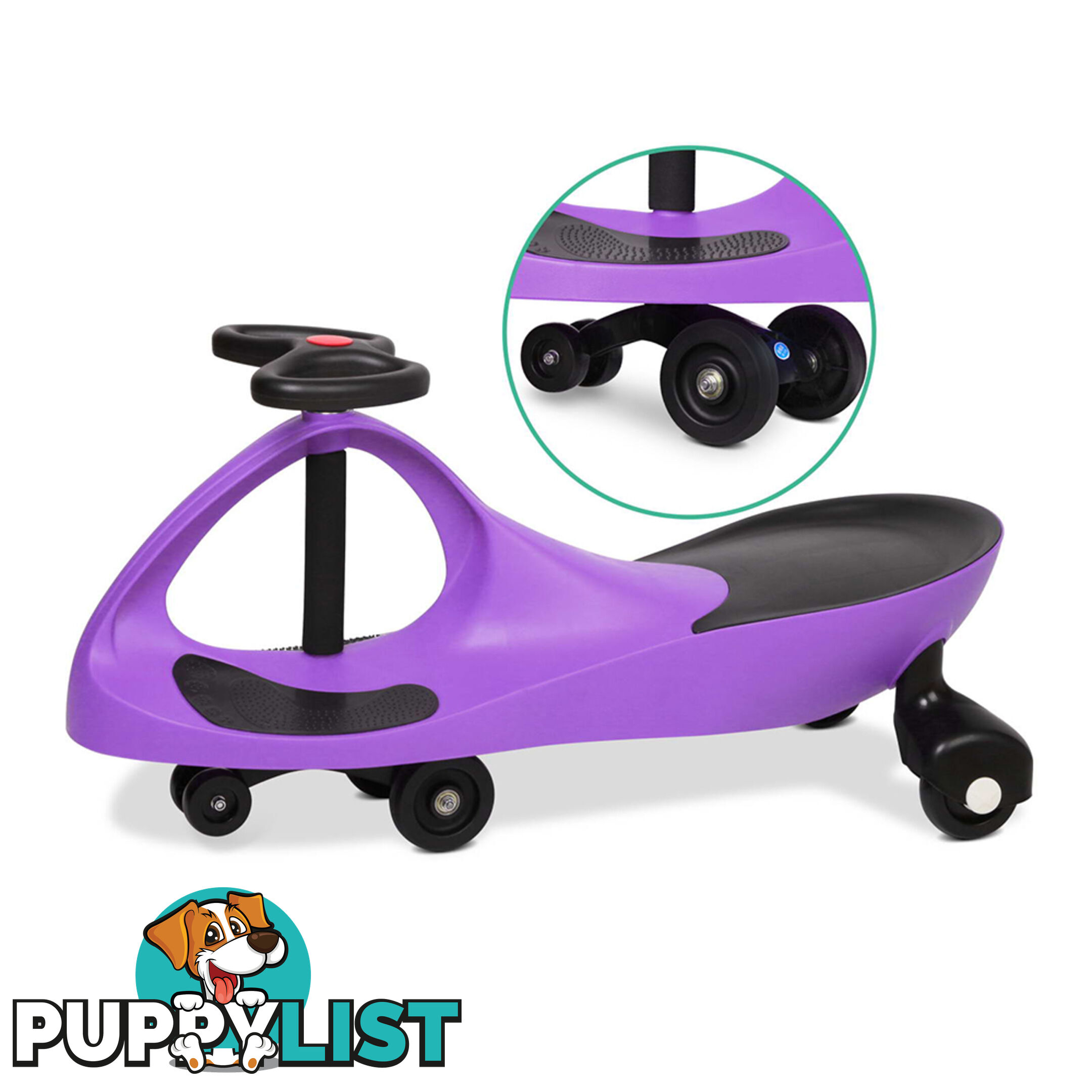 Pedal Free Swing Car - Purple