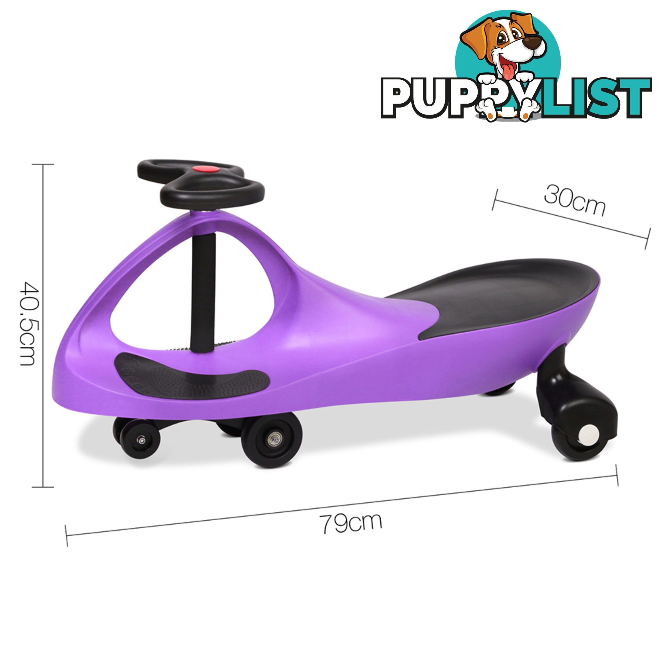 Pedal Free Swing Car - Purple