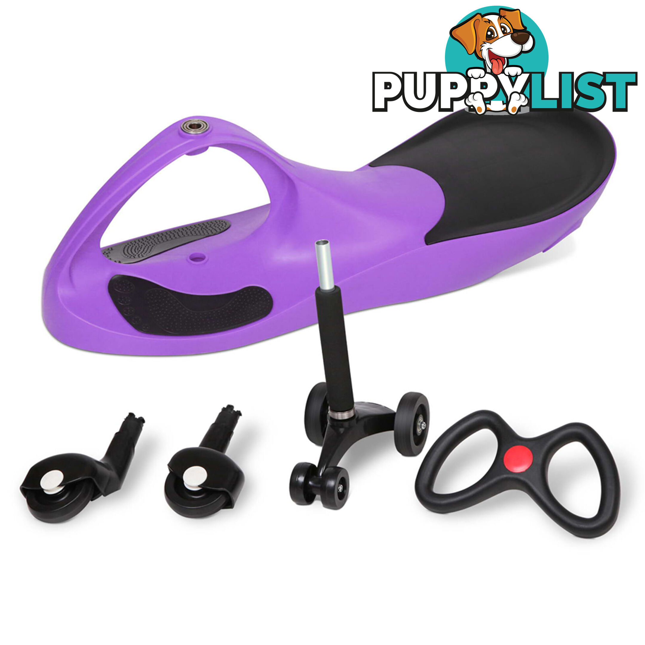 Pedal Free Swing Car - Purple