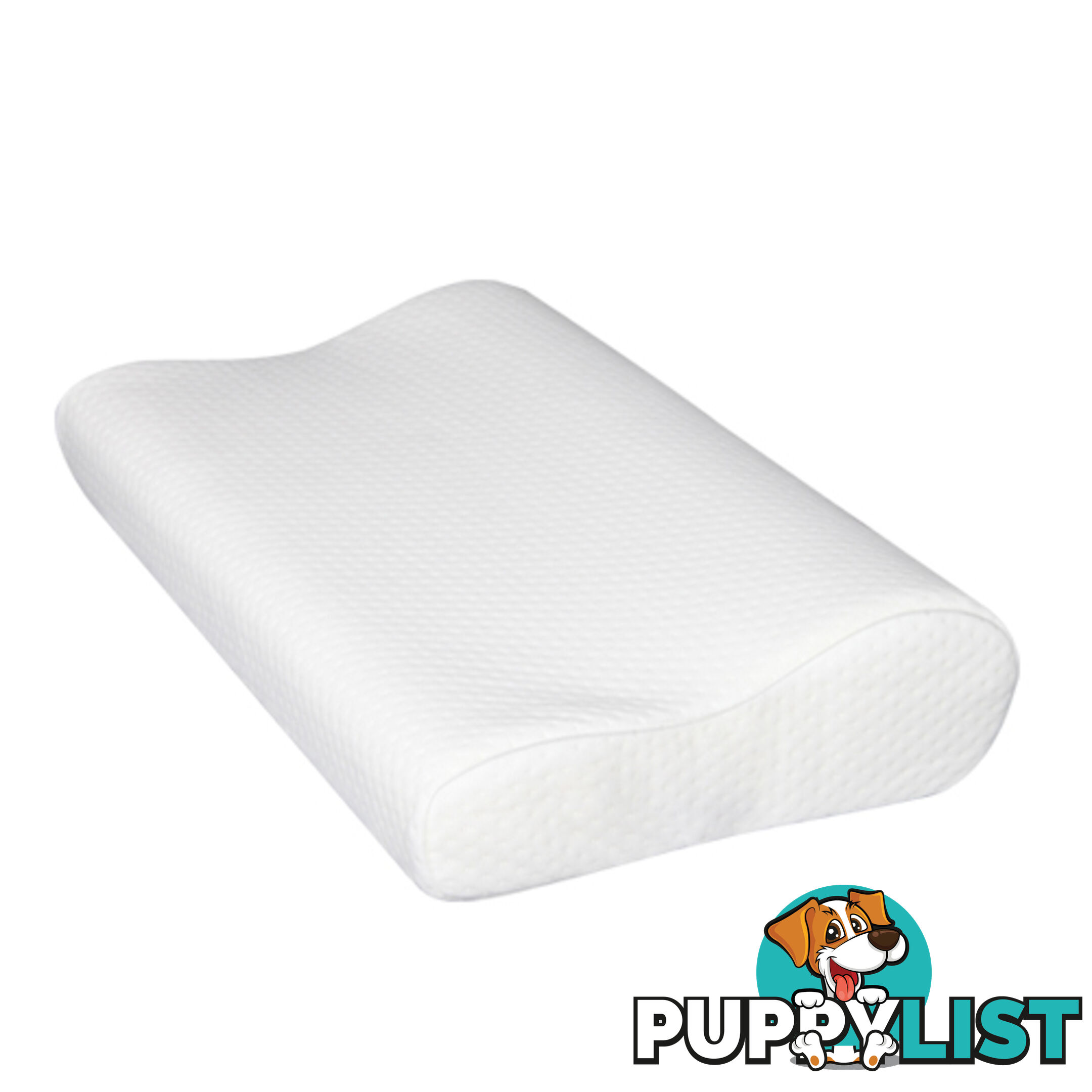 Set of 2 Visco Elastic Memory Foam Contour Pillows