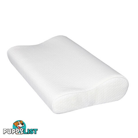 Set of 2 Visco Elastic Memory Foam Contour Pillows