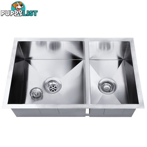 Stainless Steel Kitchen/Laundry Sink w/ Strainer Waste 715x450mm