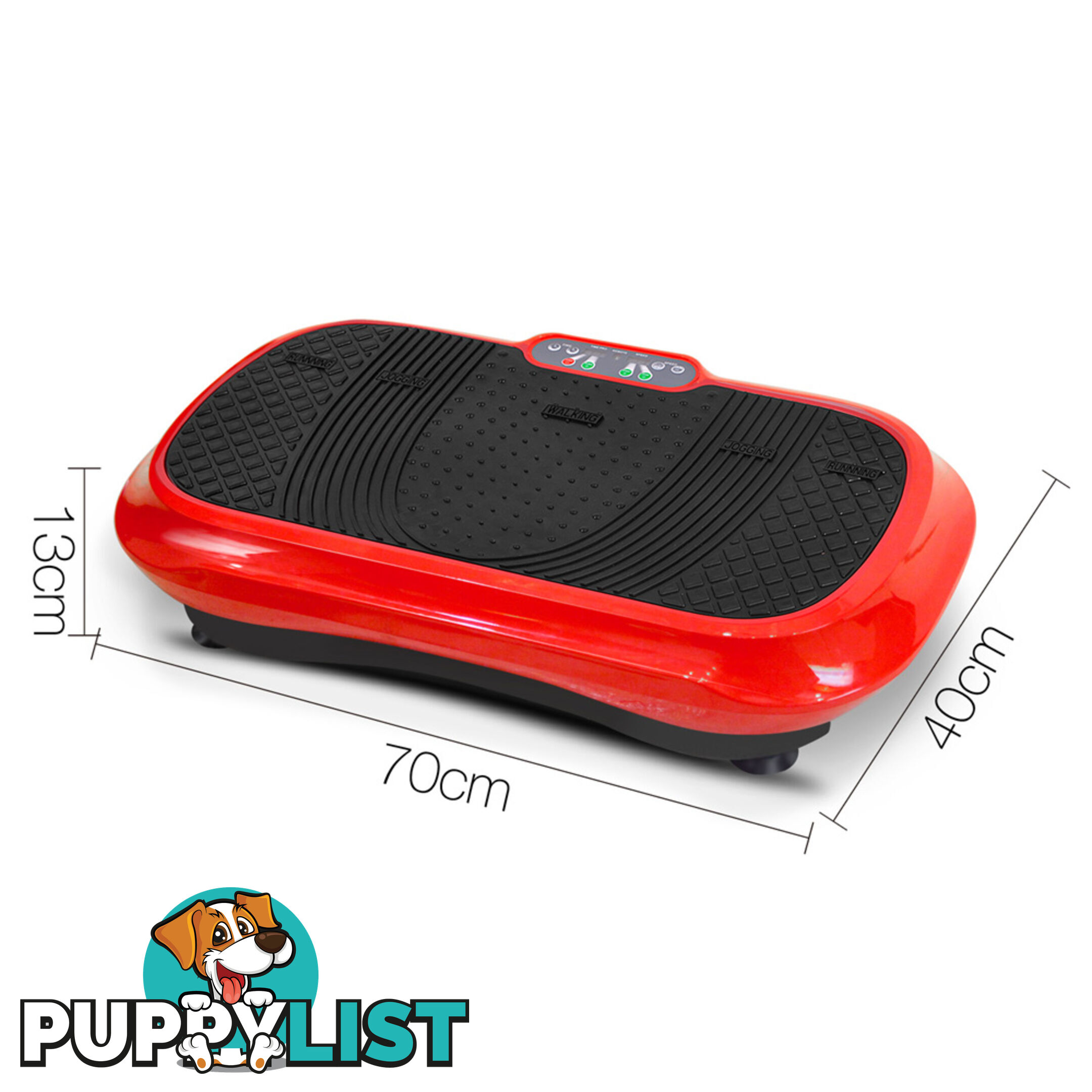 1000W Vibrating Plate - Red