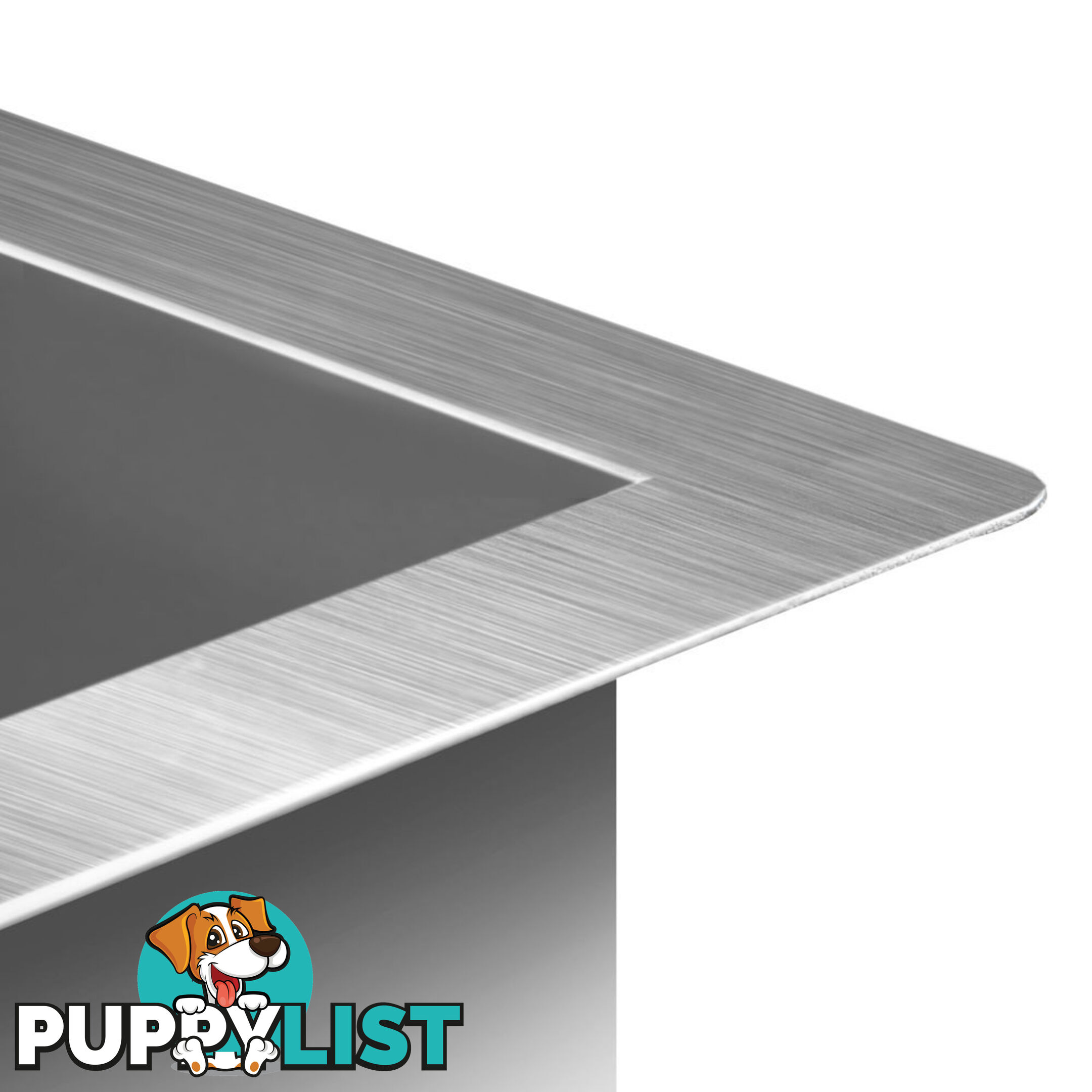 Stainless Steel Kitchen/Laundry Sink w/ Strainer Waste 870x450mm