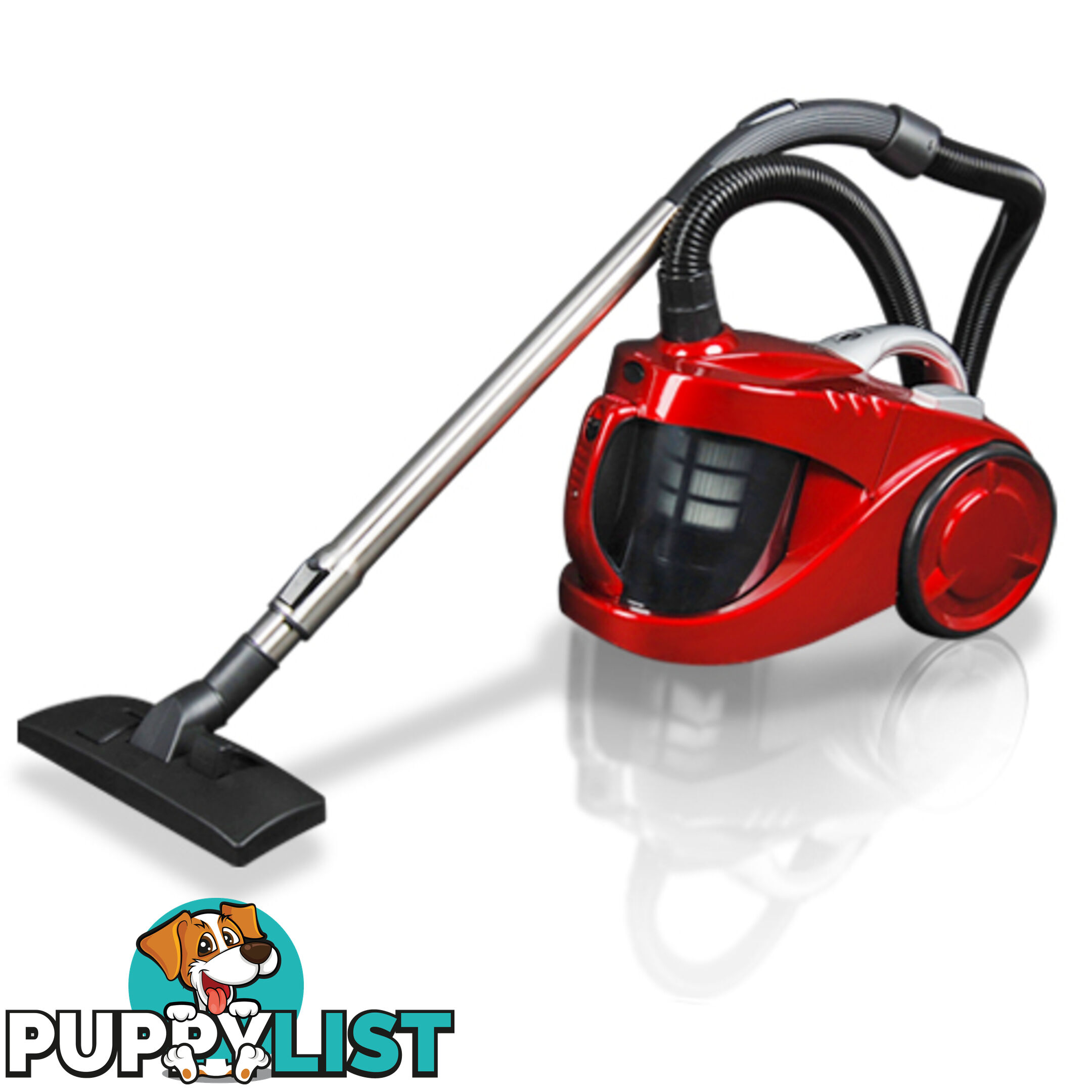 Bagless Cyclone Cyclonic Vacuum Cleaner HEPA Red