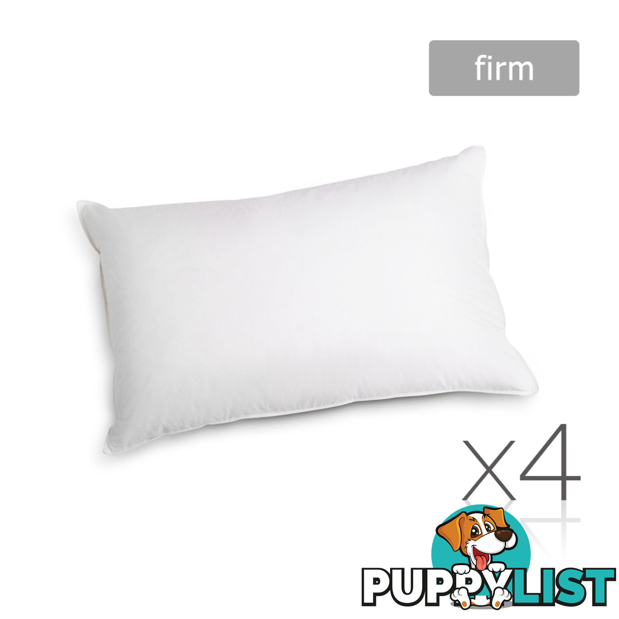 Set of 4 Pillows - Firm