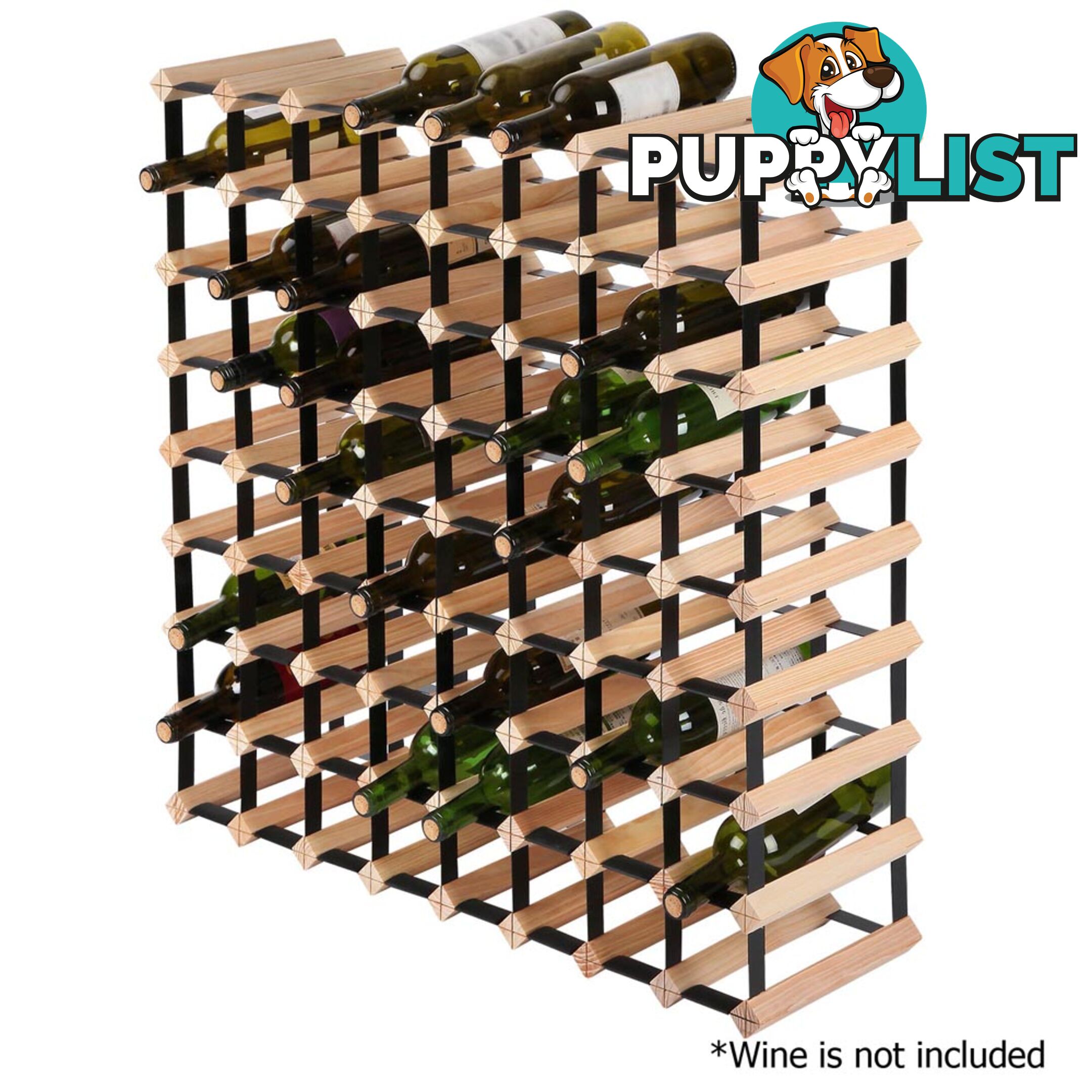 Timber Wine Rack 72 Bottles