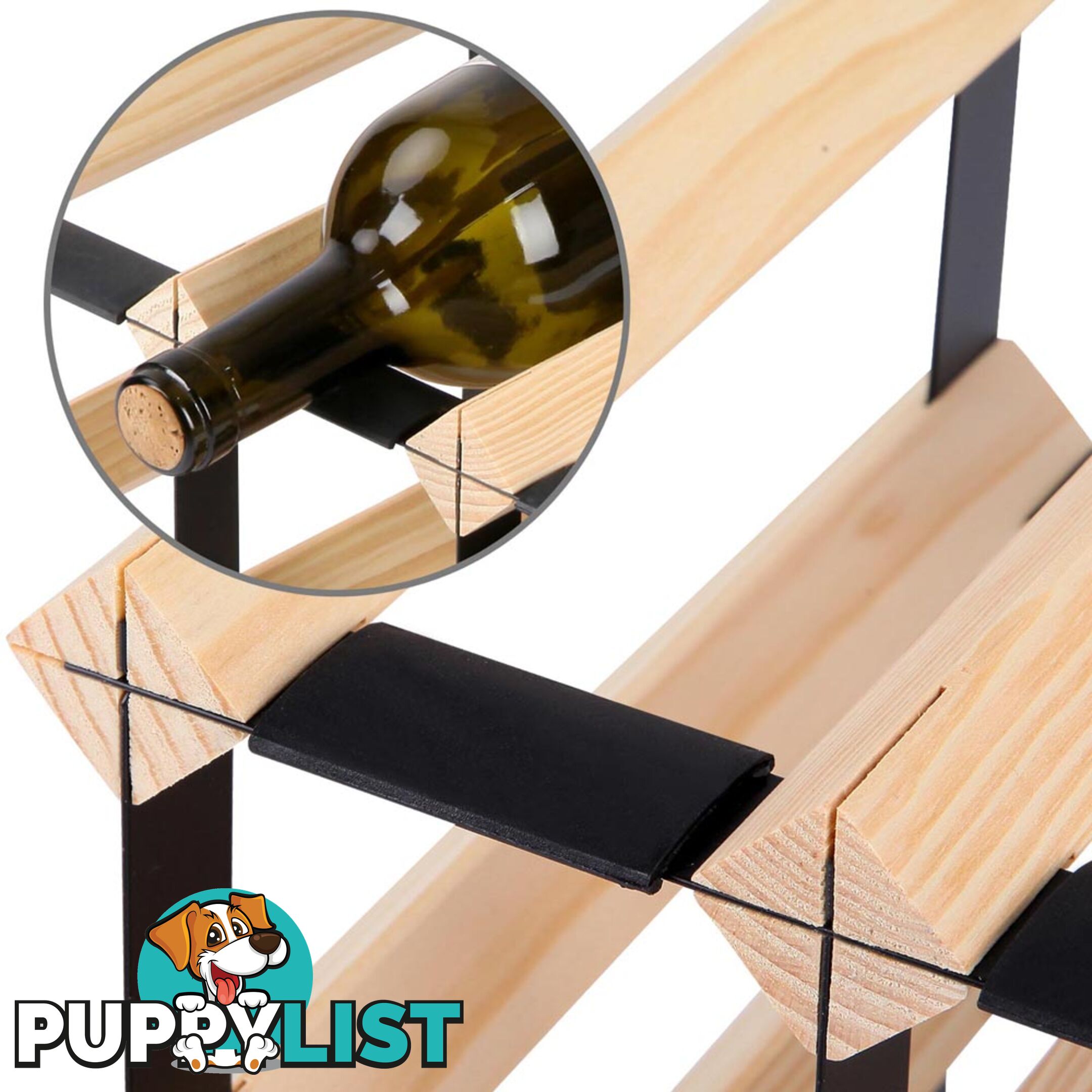 Timber Wine Rack 72 Bottles