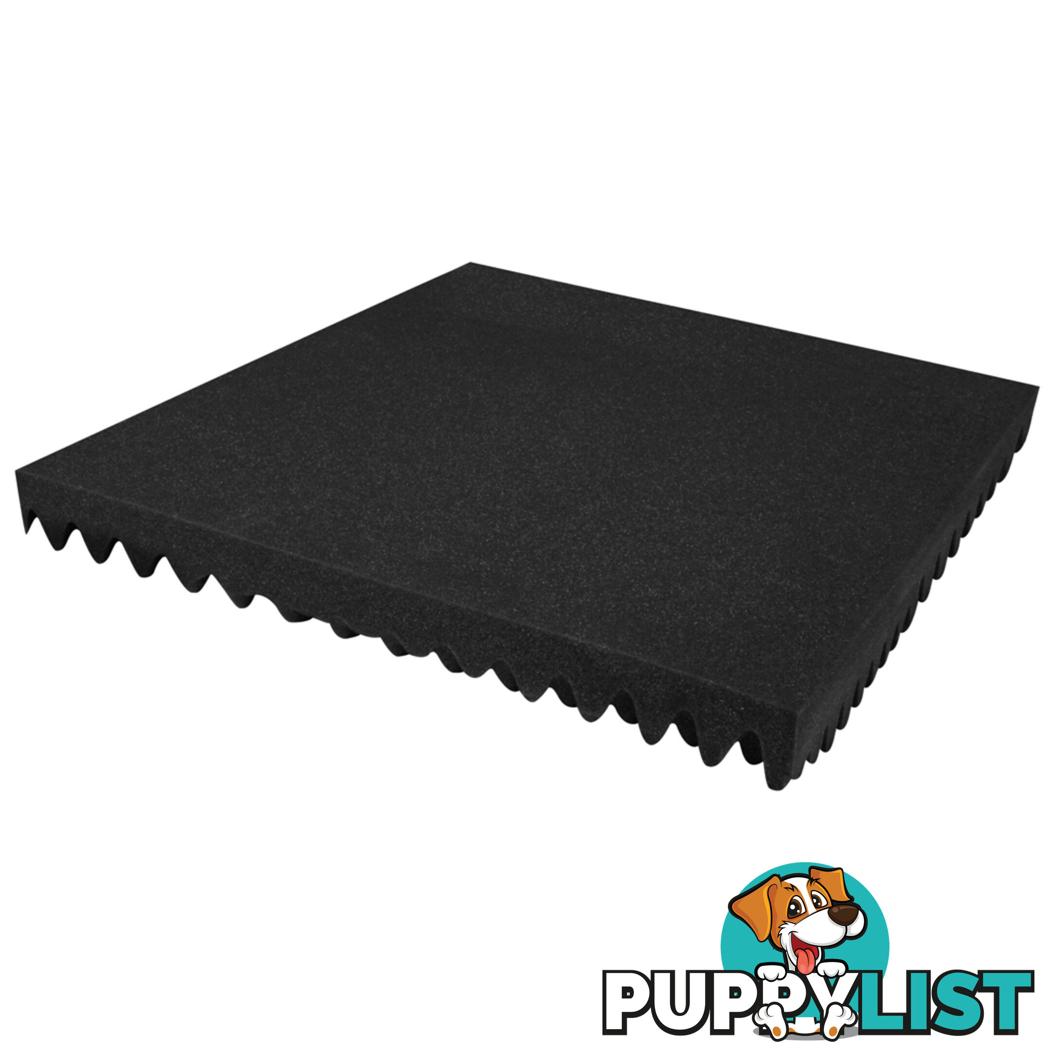 Studio 10 Eggshell Acoustic Foam Black 50 x 50cm