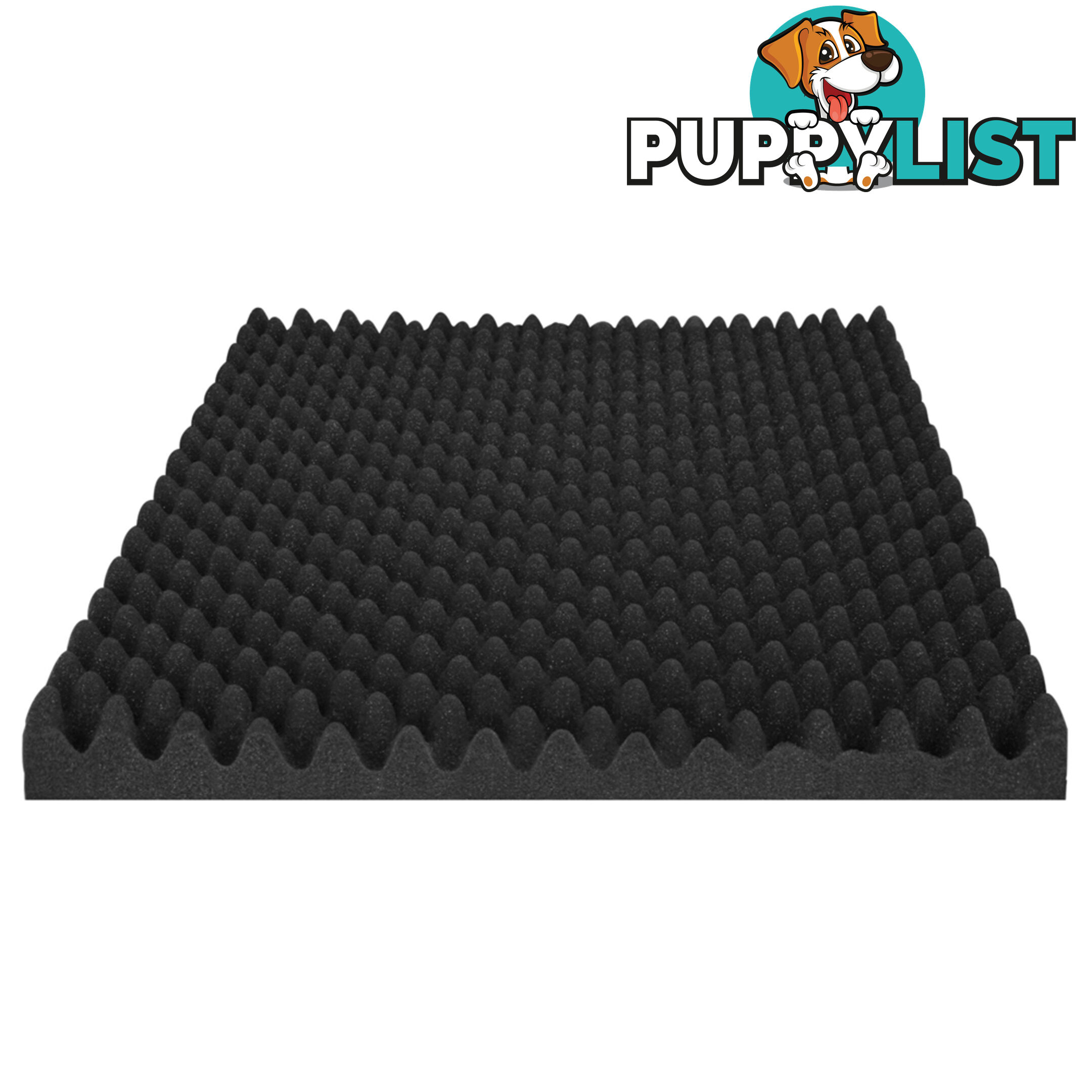 Studio 10 Eggshell Acoustic Foam Black 50 x 50cm