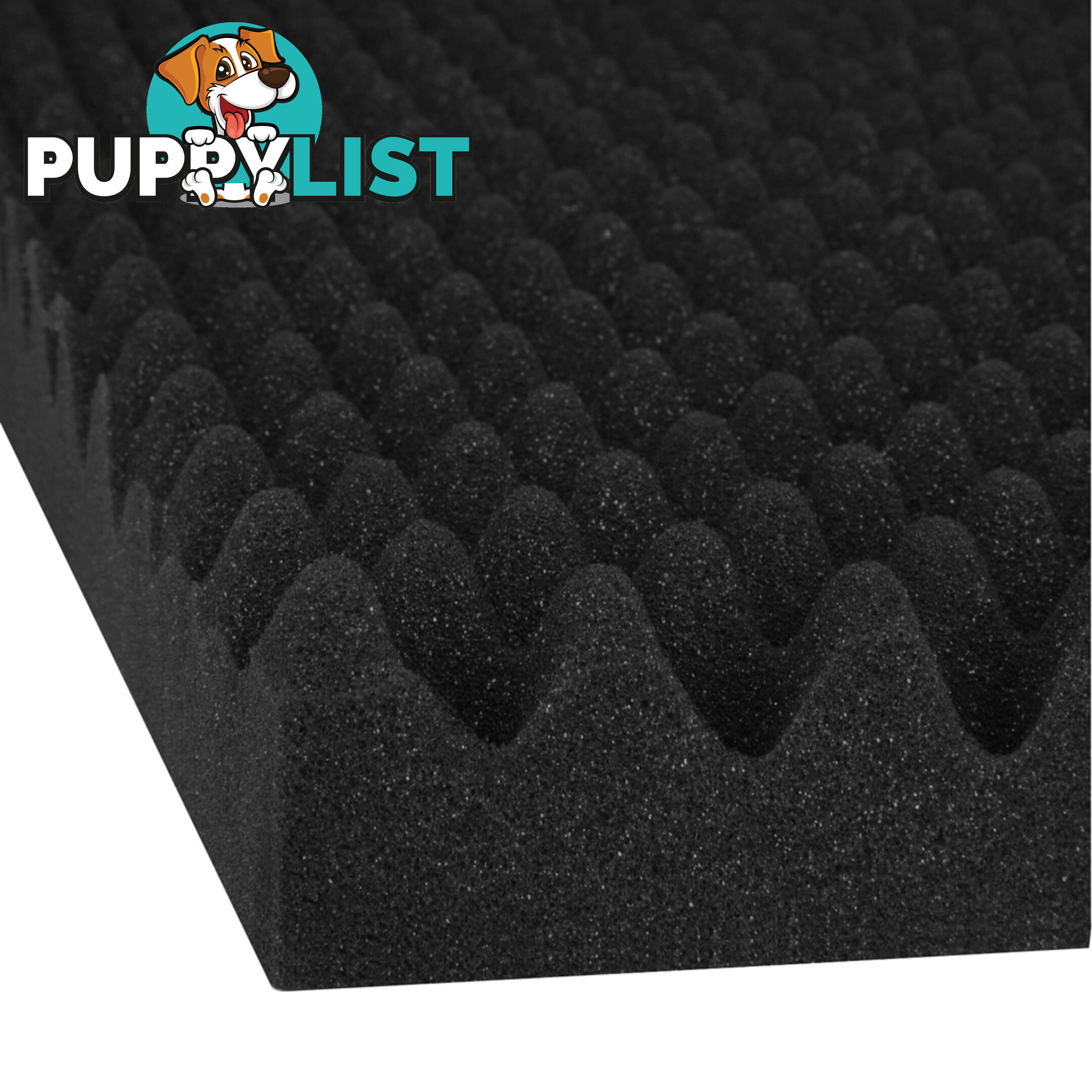 Studio 10 Eggshell Acoustic Foam Black 50 x 50cm