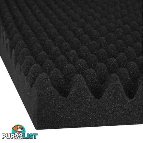 Studio 10 Eggshell Acoustic Foam Black 50 x 50cm