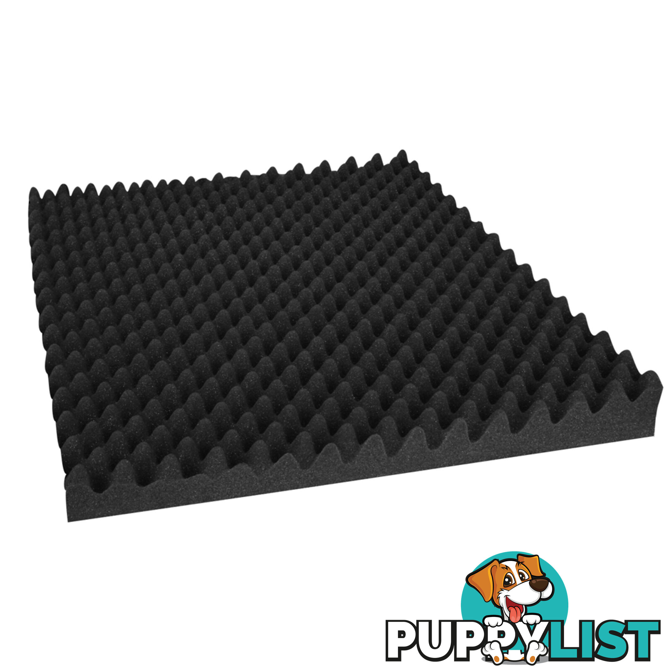 Studio 10 Eggshell Acoustic Foam Black 50 x 50cm