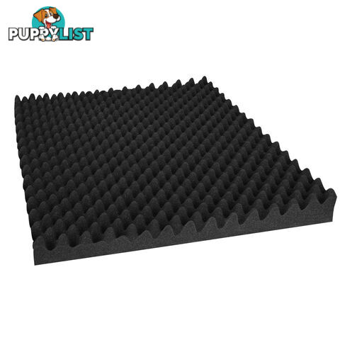 Studio 10 Eggshell Acoustic Foam Black 50 x 50cm