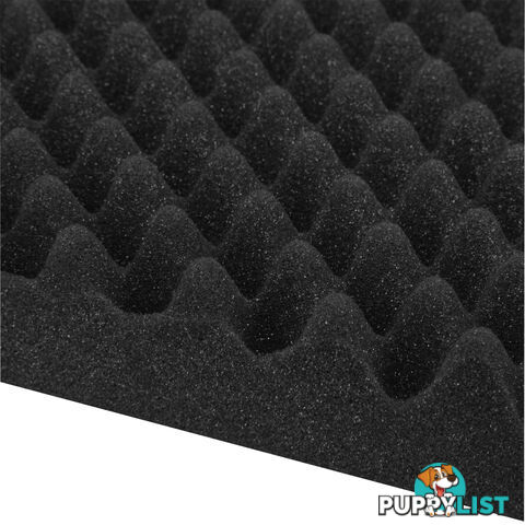 Studio 10 Eggshell Acoustic Foam Black 50 x 50cm