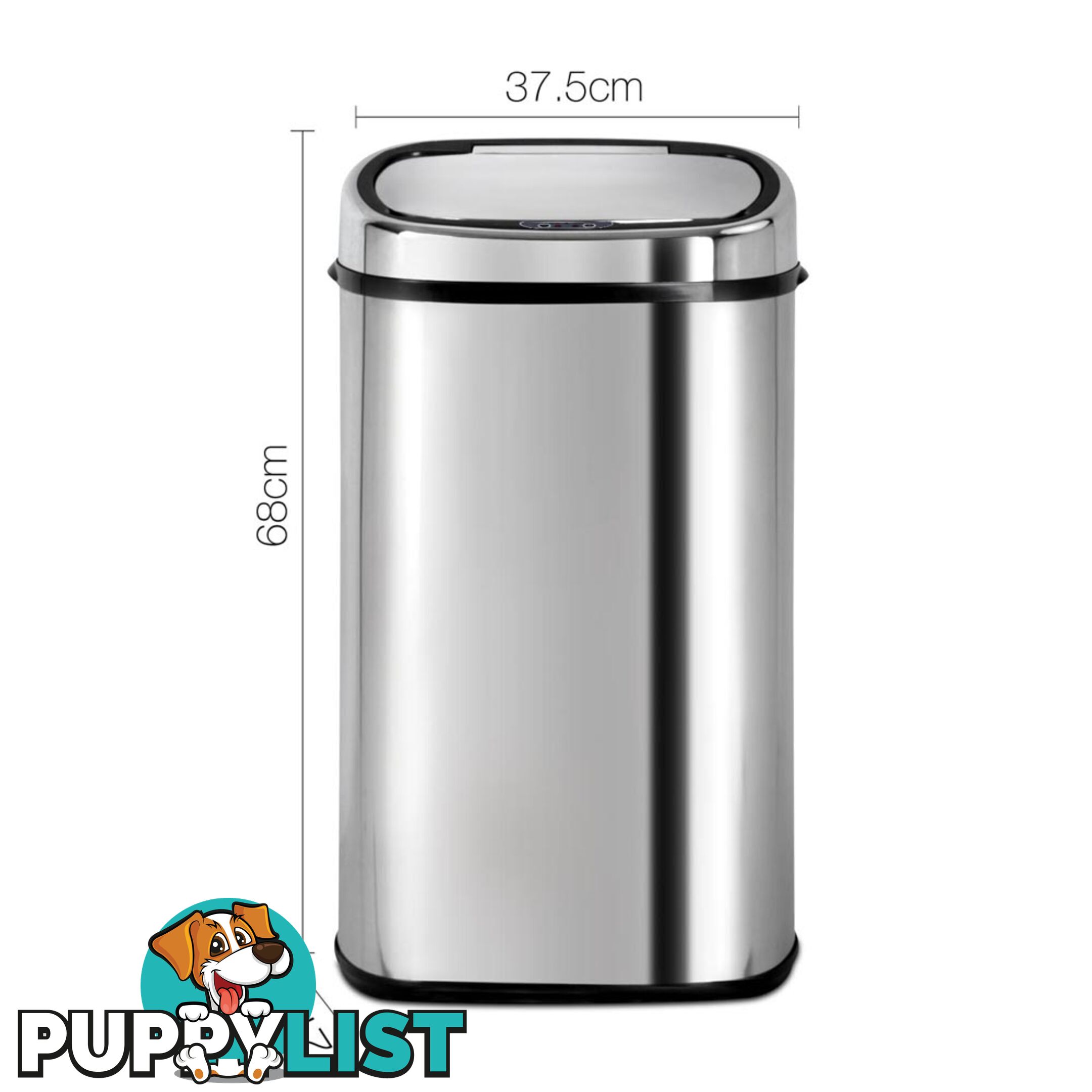 Stainless Steel Motion Sensor Rubbish Bin _ 58L