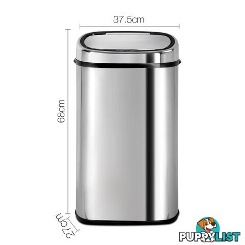 Stainless Steel Motion Sensor Rubbish Bin _ 58L