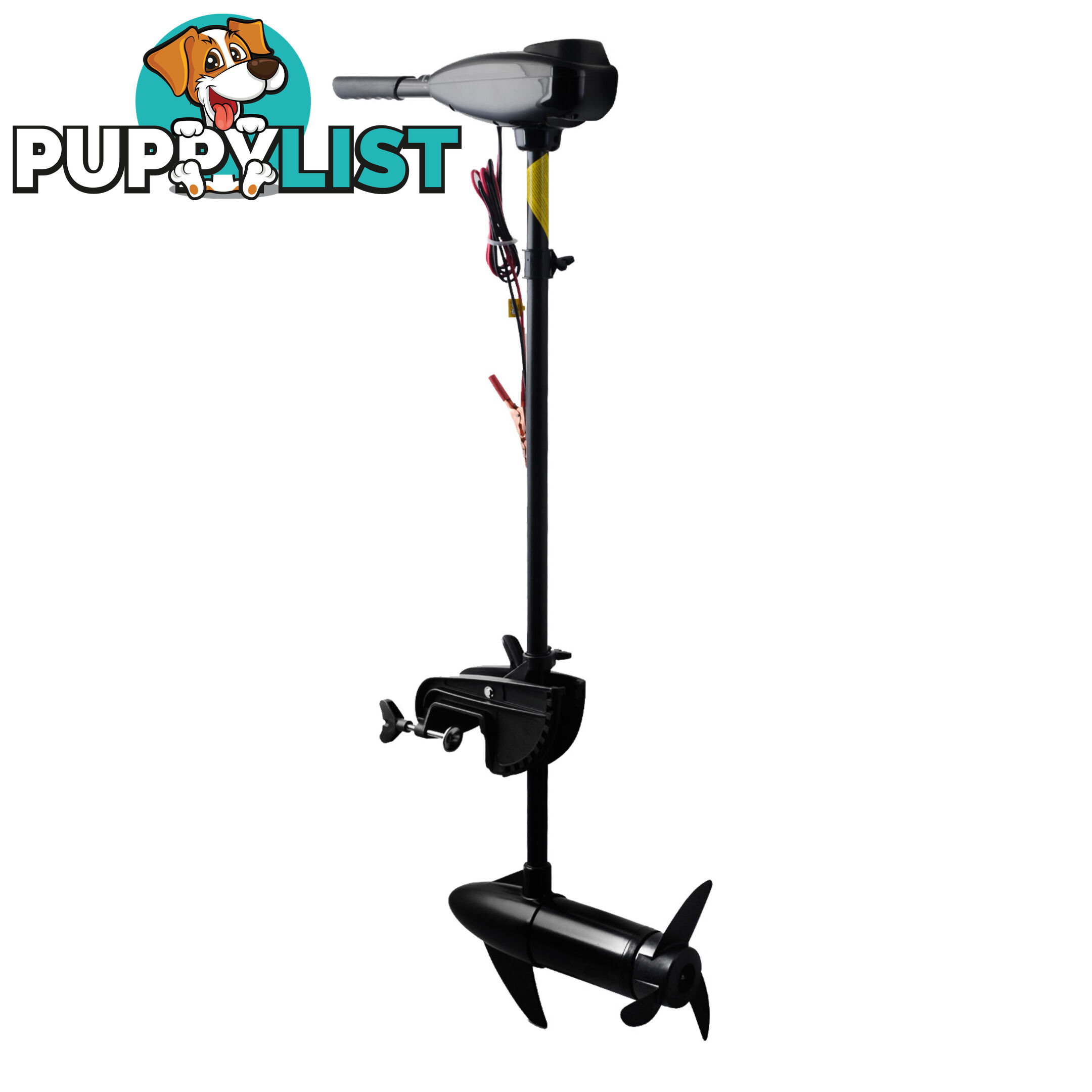 Marine 55LBS Electric Outboard Trolling Motor Black