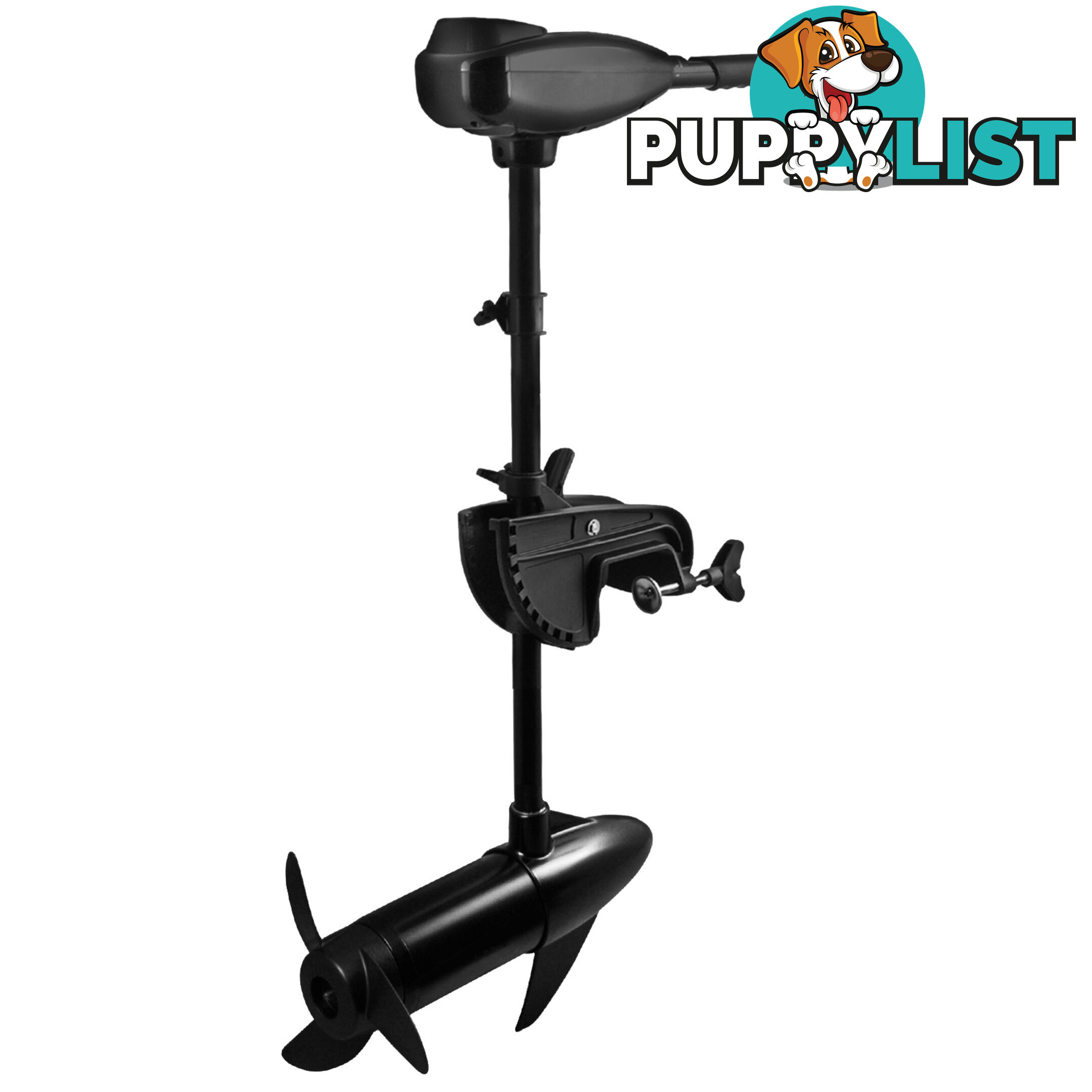 Marine 55LBS Electric Outboard Trolling Motor Black