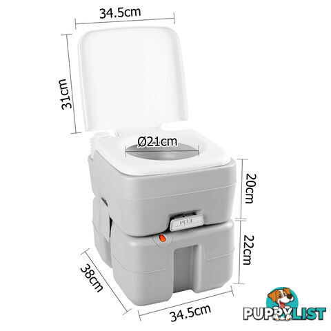 Weisshorn 20L Portable Camping Toilet