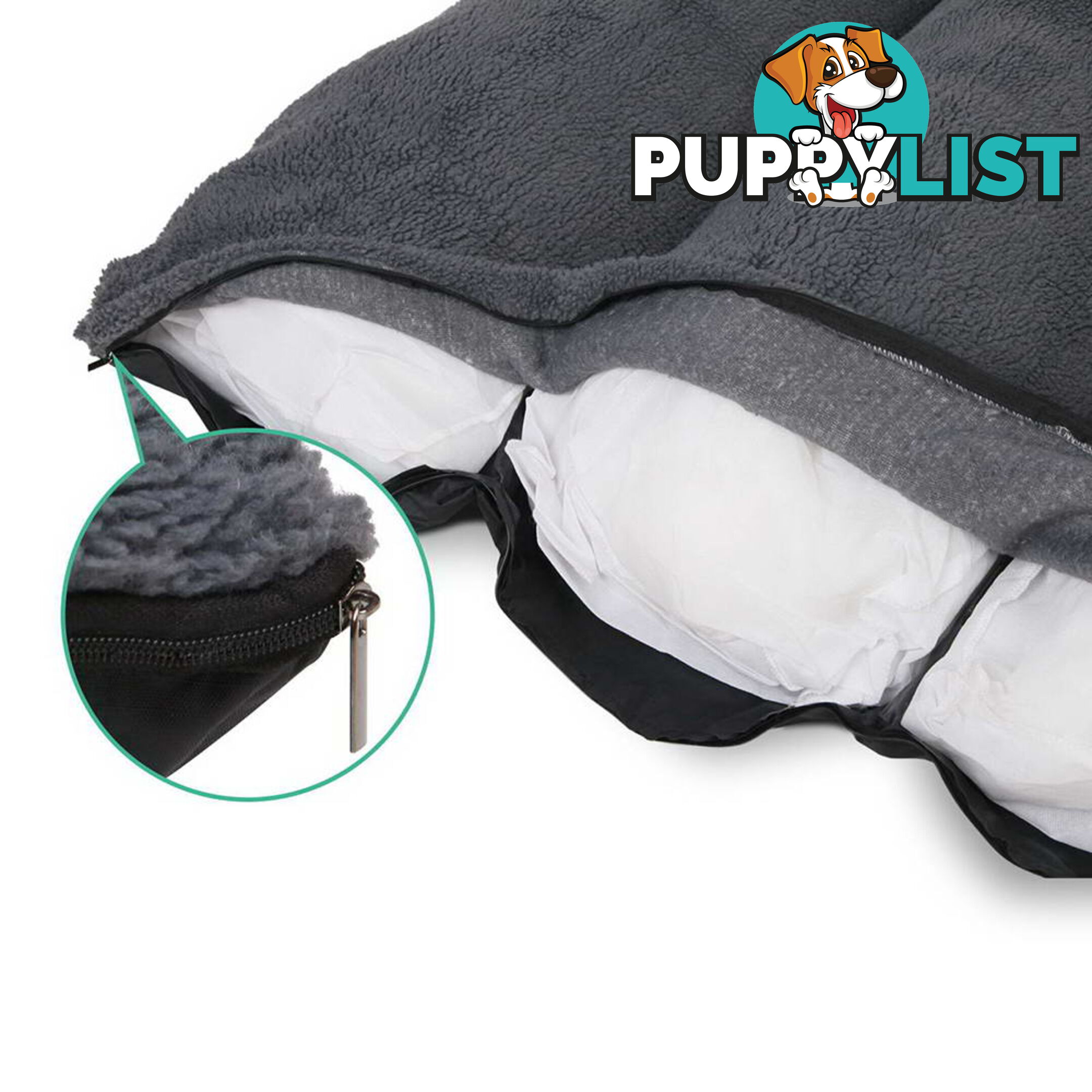 Waterproof Fleece Lined Dog Bed - Small