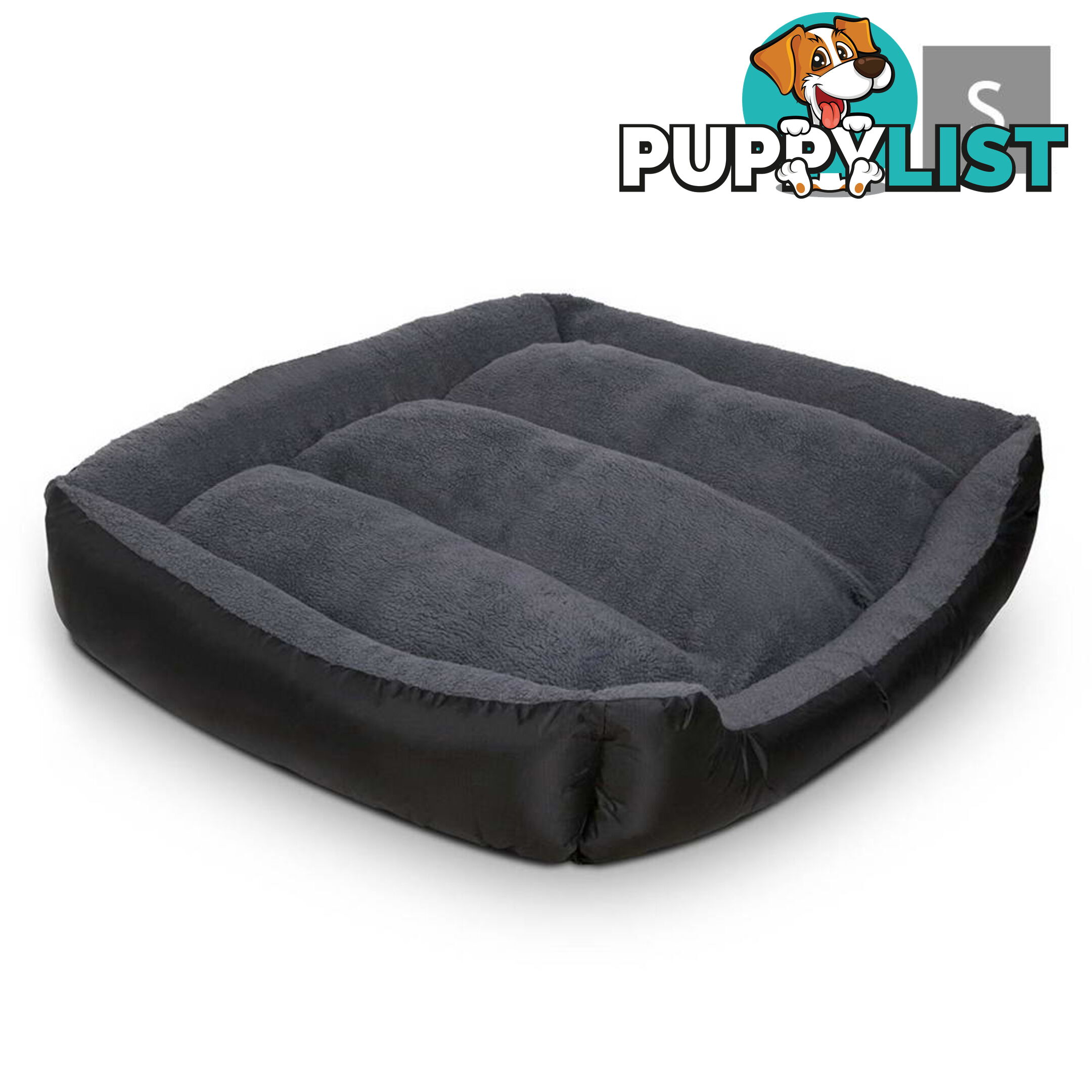 Waterproof Fleece Lined Dog Bed - Small