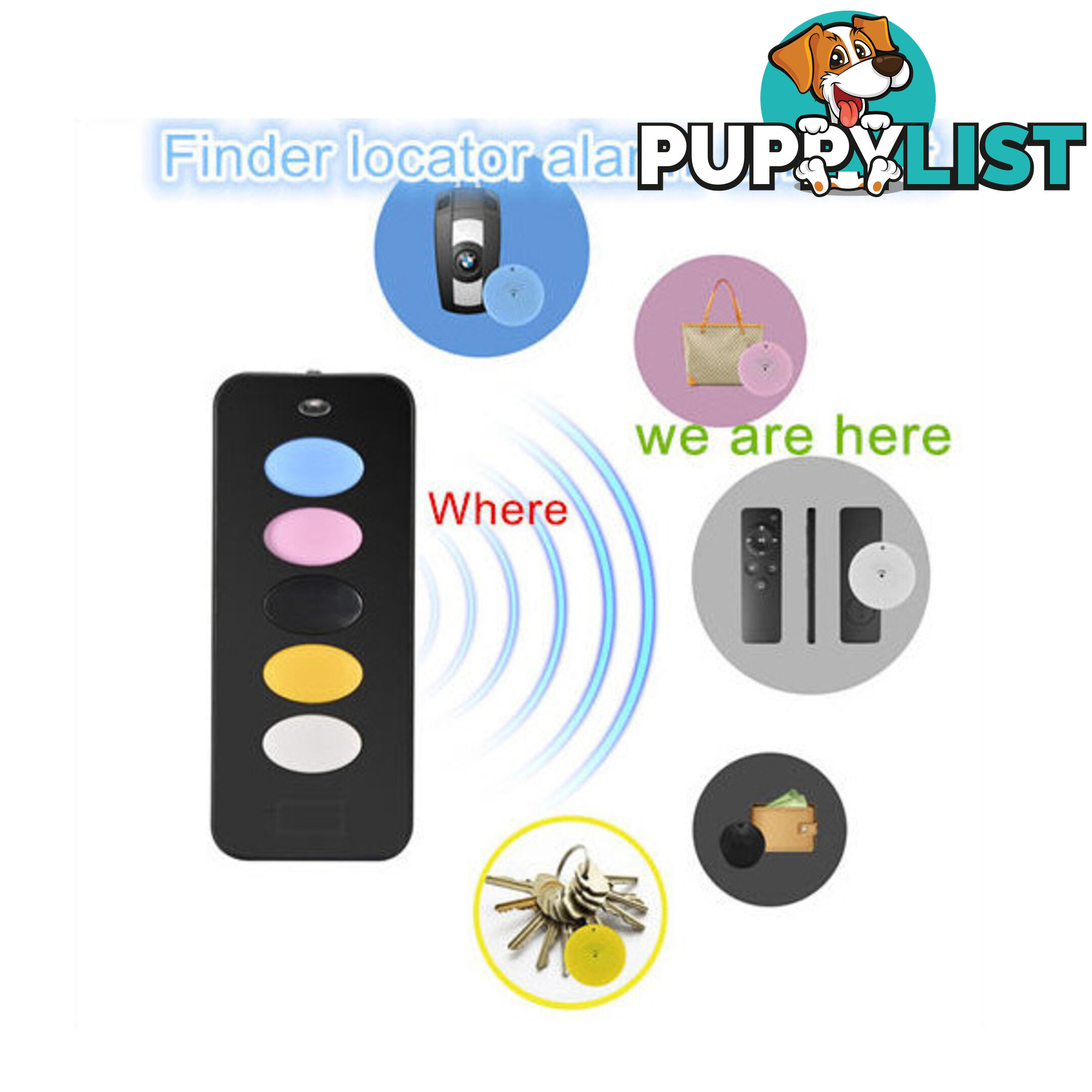 5 Wireless Key Finder Sets