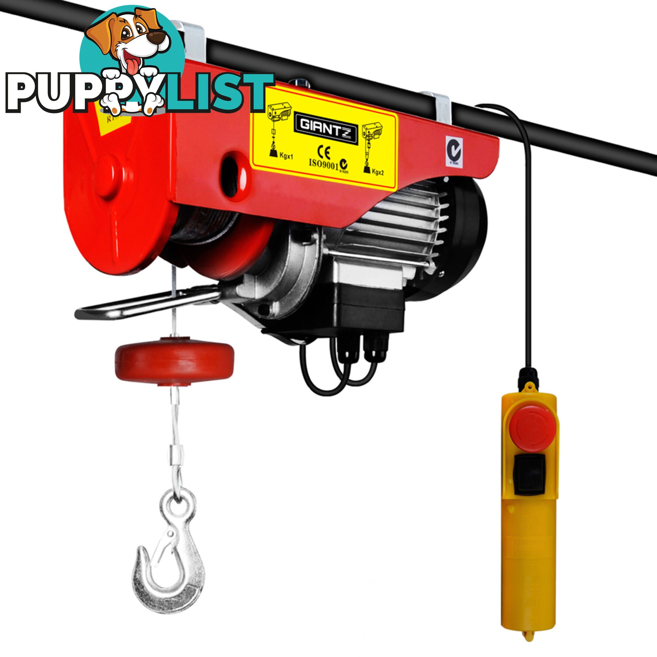 400/800kg 1300W Electric Hoist Winch