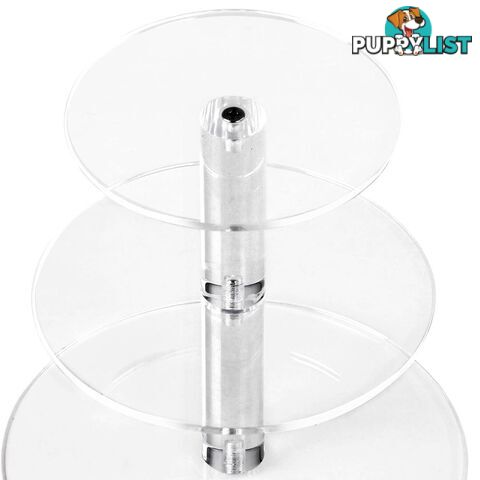 5 Tier Clear Acrylic Cake Stand 41CM