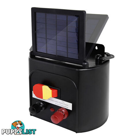 Solar Power Electric Fence Energiser Energizer Charger 8Km / 0.3J