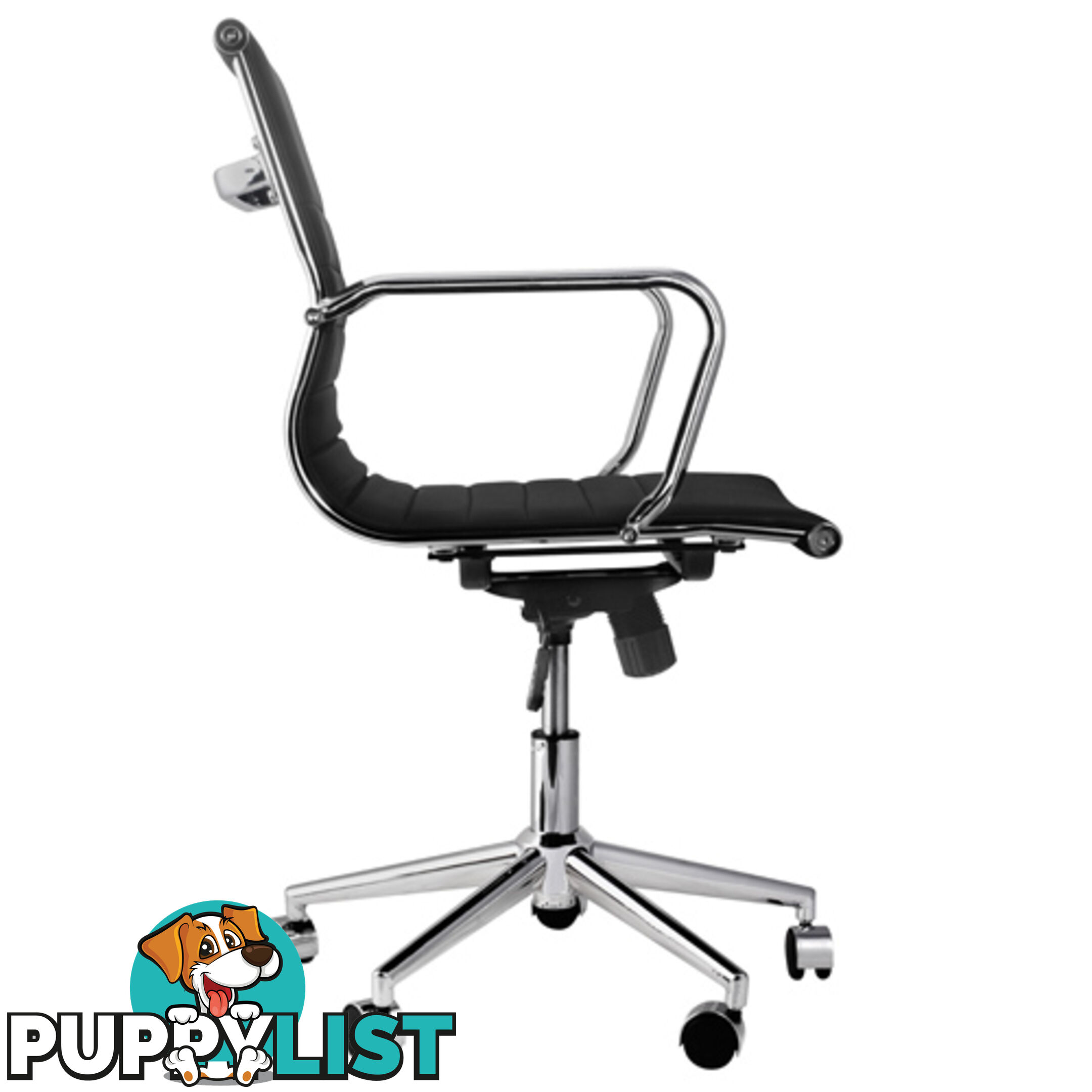 Eames Replica PU Leather Executive Designer Office Chair Black