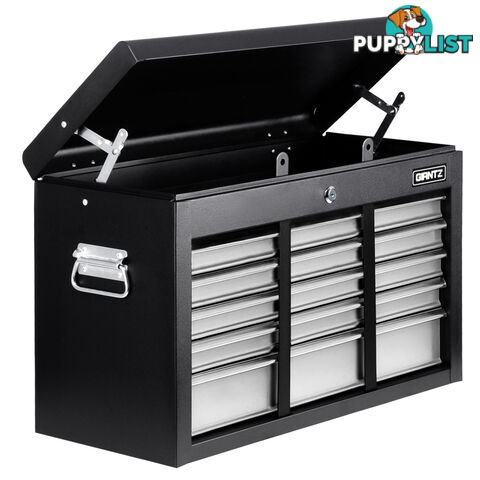 9 Drawers Tool Box Chest Black/Grey