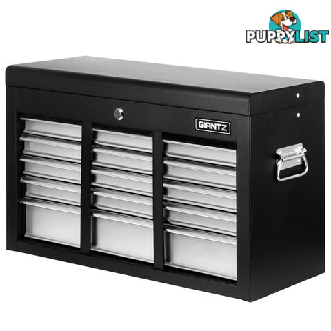 9 Drawers Tool Box Chest Black/Grey