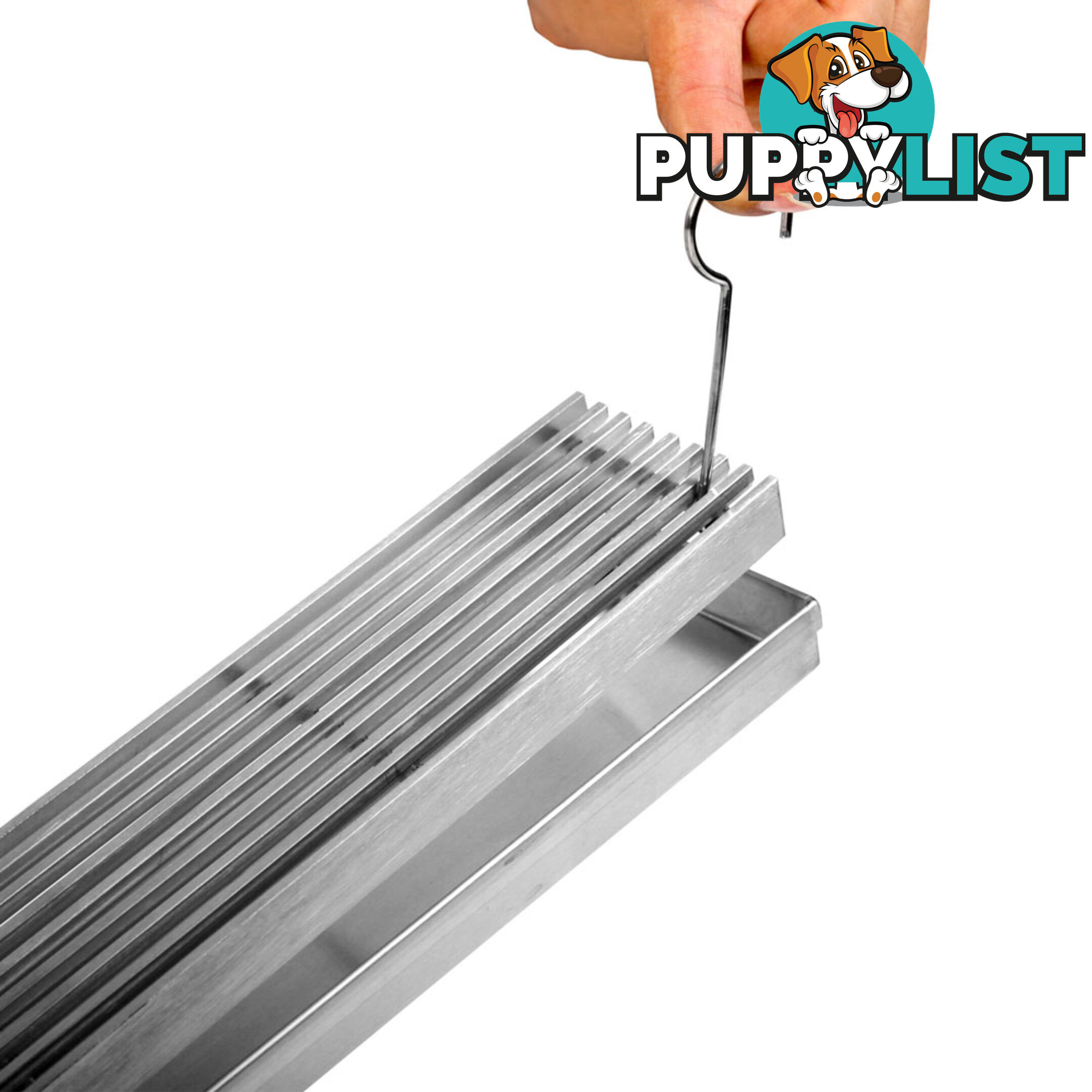 Heelguard Stainless Steel Shower Grate Drain Floor Bathroom 1000mm