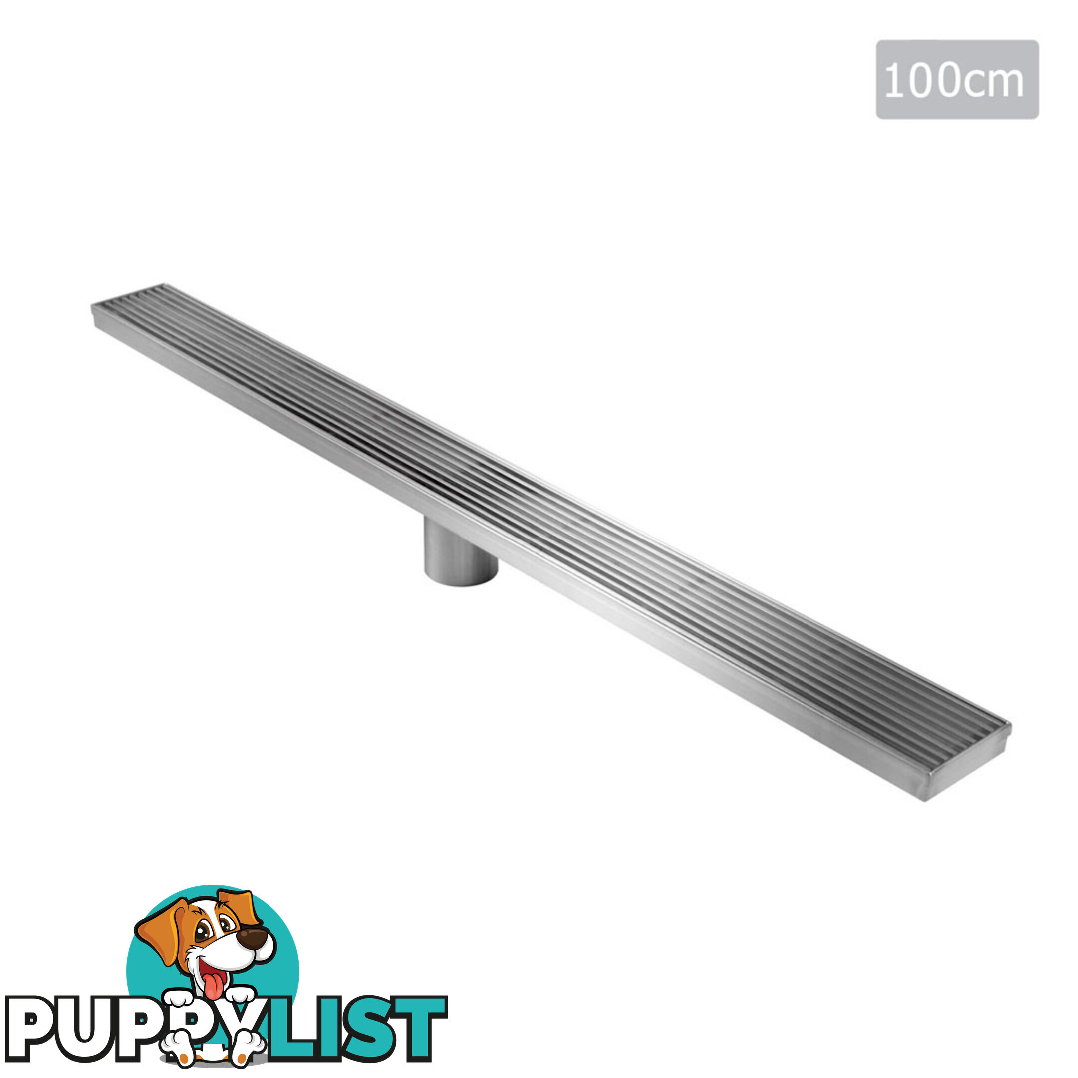 Heelguard Stainless Steel Shower Grate Drain Floor Bathroom 1000mm