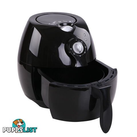 2.2L Low Fat Oil Less Air Fryer Black