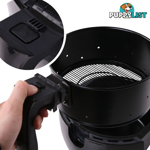 2.2L Low Fat Oil Less Air Fryer Black