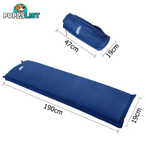 Self inflating Mattress Single 8cm Blue