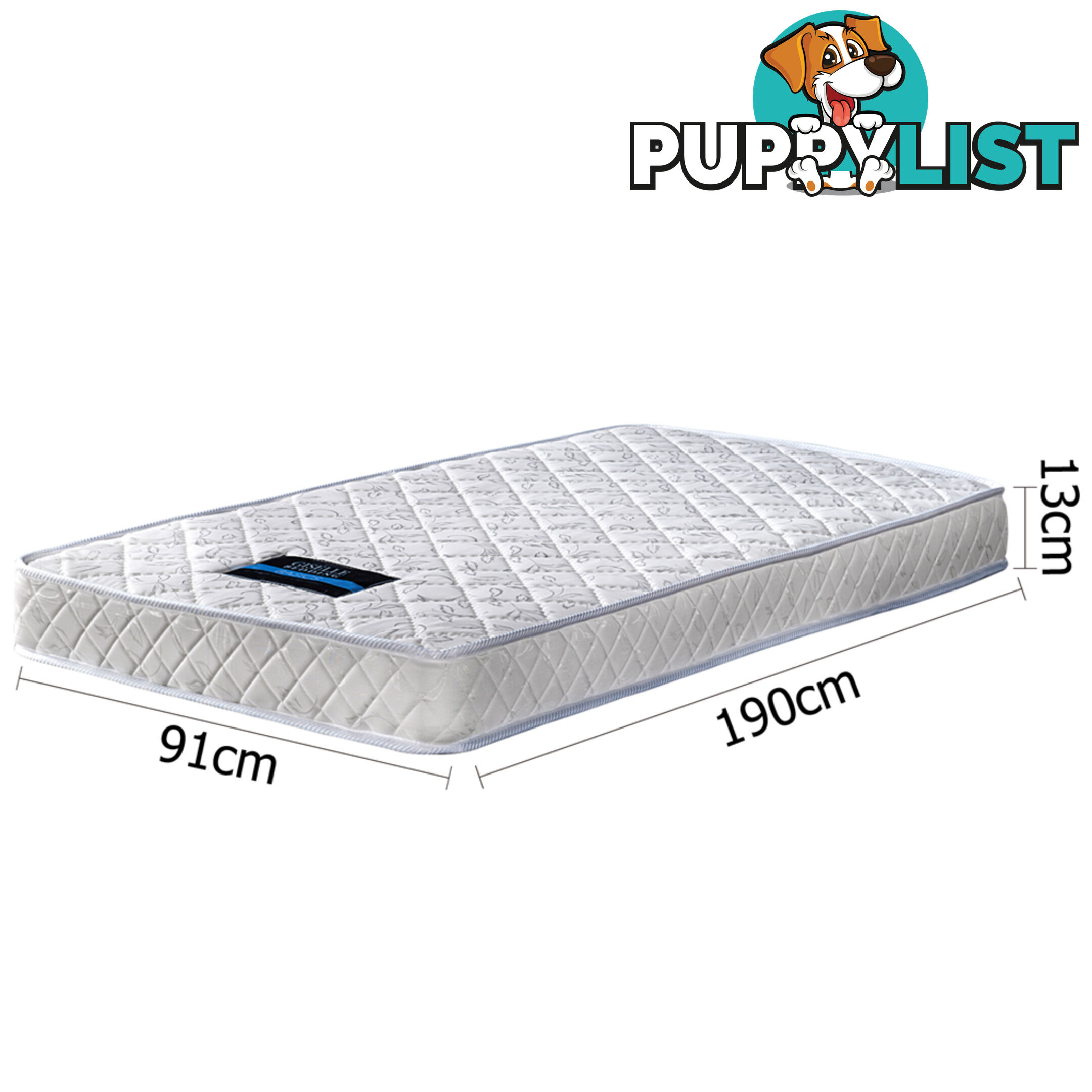 Pocket Spring Mattress High Density Foam Single