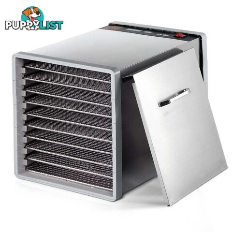 Stainless Steel Food Dehydrator _ 10 Trays