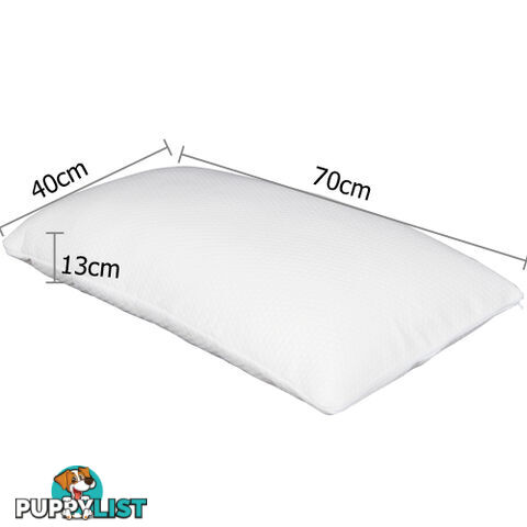 Set of 2 Deluxe Shredded Memory Foam Pillows