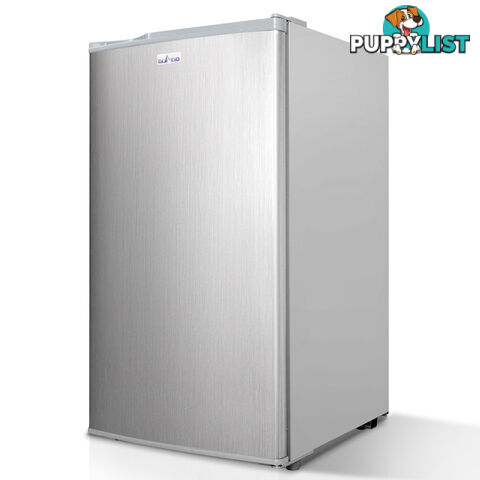 Upright 2-in-1 95L Caravan Bar Fridge Freezer Stainless Steel