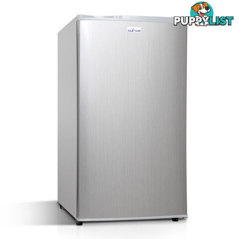 Upright 2-in-1 95L Caravan Bar Fridge Freezer Stainless Steel