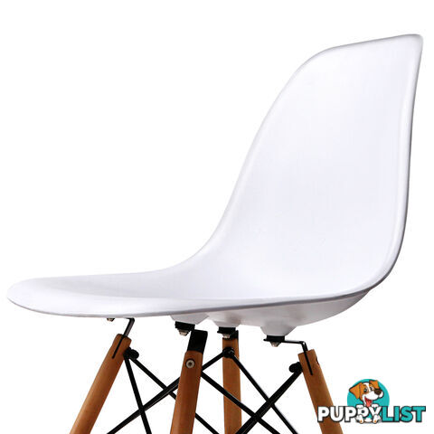 Set of 2 Dining Chair White