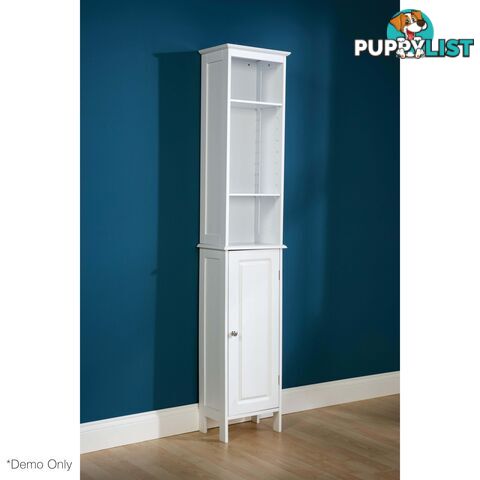 Dignity Tall Bathroom Unit in WHITE